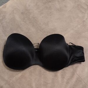 Strapless Black Smooth T-Shirt Bra